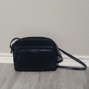 VERA BRADLEY Navy Blue Quilted Crossbody